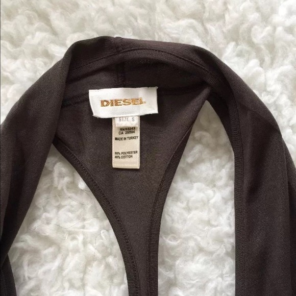 🔱SOLD 🔱Diesel racer back halter tie top - Picture 3 of 4