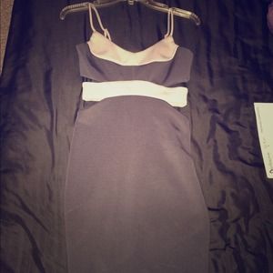 Grey Cut Out Bodycon Dress