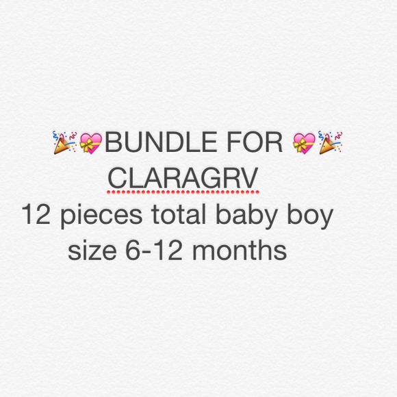 Baby boy 6-12 months