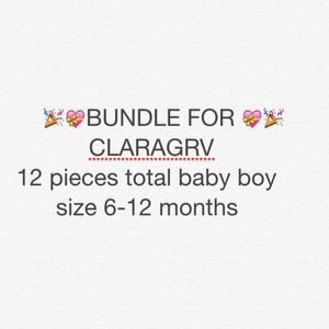 Baby boy 6-12 months