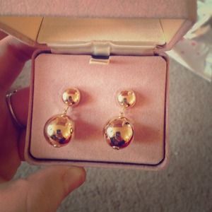 14K gold ball earrings