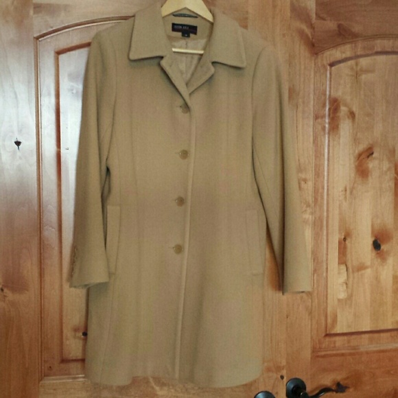Camel color wool coat