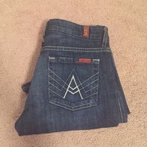 7 for all mankind jeans, "A" pocket never worn