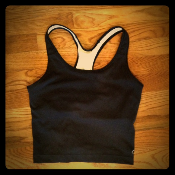 Champion Black Work Out Top