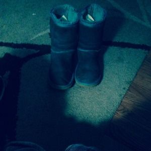 Turquoise Original Ugg boots.
