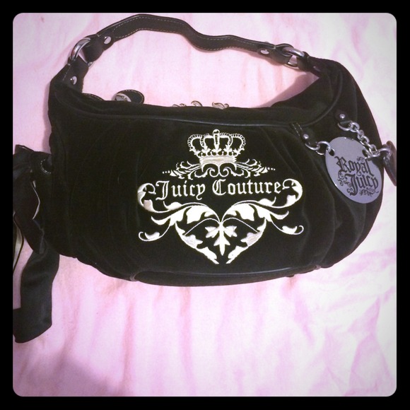Black and cream juicy purse