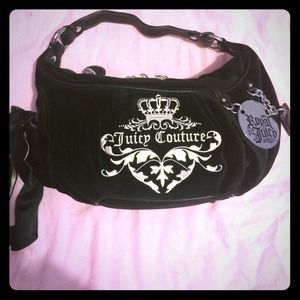 Black and cream juicy purse