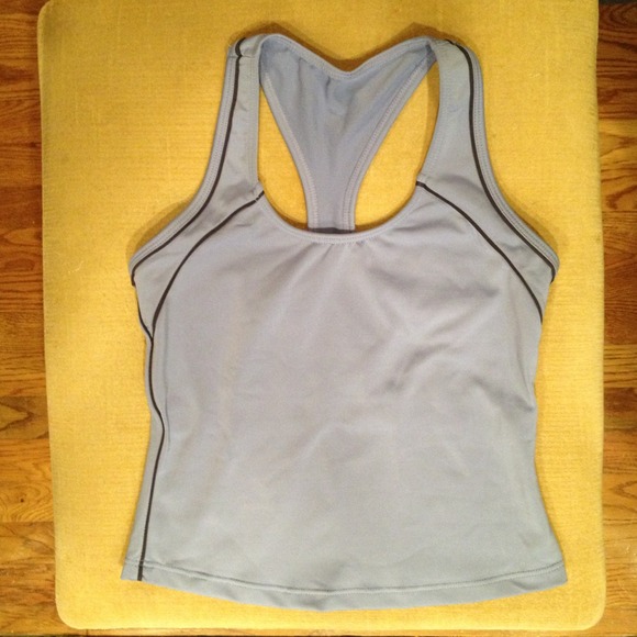 Powder Blue Marika Work Out Top