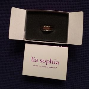 Lia Sophia ring set