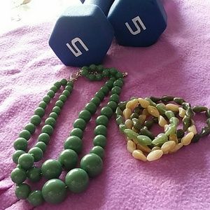 Jade (imitation) Necklace,,,