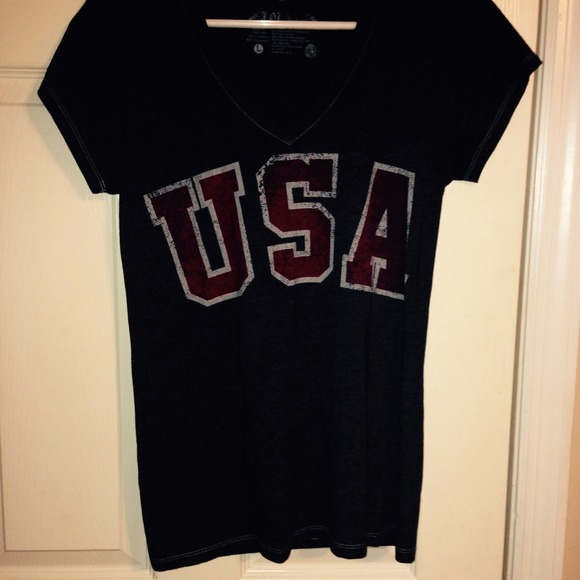 USA shirt and  jeans