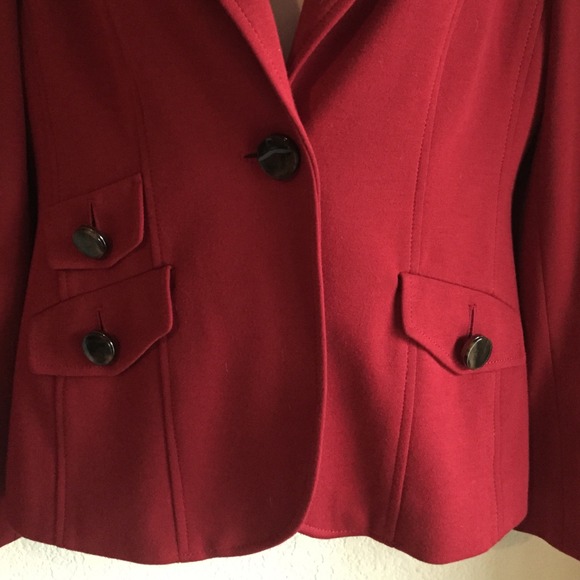 💚Sold Bundle Classic Talbots Red Blazer 6💚 - Picture 2 of 4