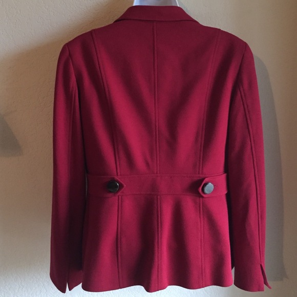 💚Sold Bundle Classic Talbots Red Blazer 6💚 - Picture 3 of 4