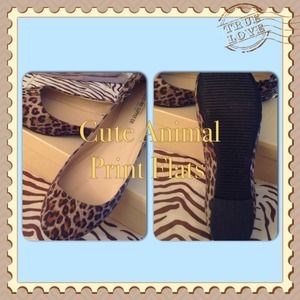 Animal Print Flats