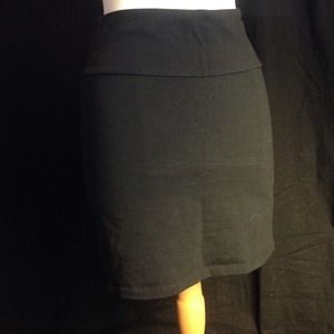 Black pencil skirt