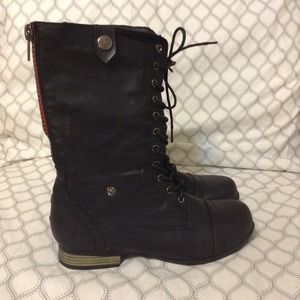 👢Black combat boots👢