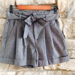 High waisted Urban Outfitters belted shorts