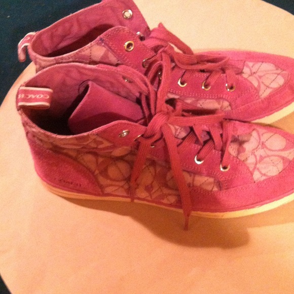 Lavender coach sneakers