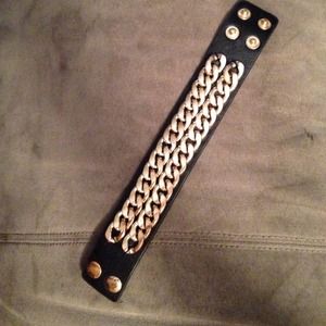 Black and gold bracelet