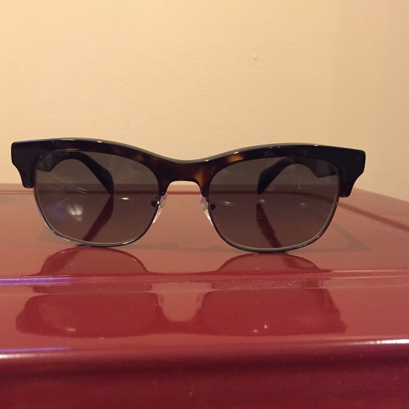 Brown Prada Clubmaster Sunglasses