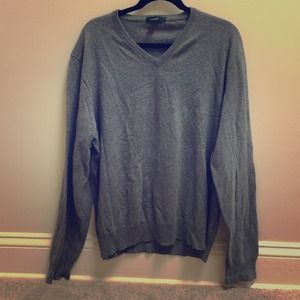 J. Crew XL Grey Soft Cotton Cashmere Pullover