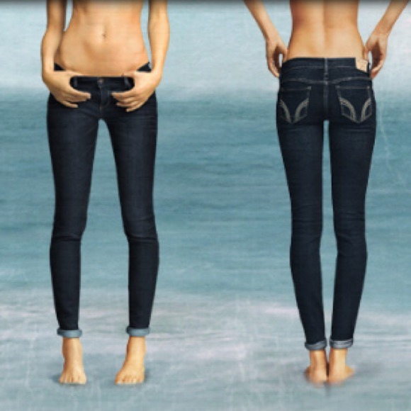 Hollister dark denim jeans