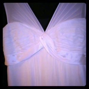 White formal dress