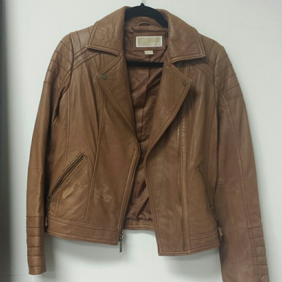 Michael kors leather jacket