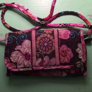 Brown base Vera Bradley wallet