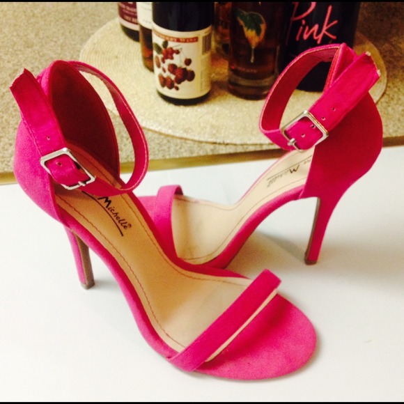 Enzo Heels | Hot Pink