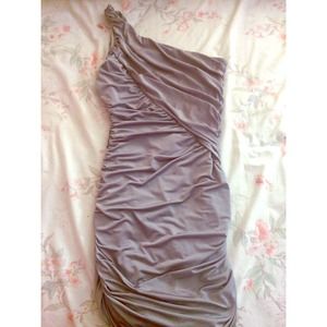 Papaya Silver One Shoulder, Wore Once