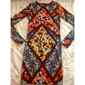 Mid dress, Multicolored