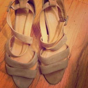 J.crew Strappy wedges. *discontinued*