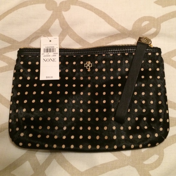Ann Taylor Fur Wristlet