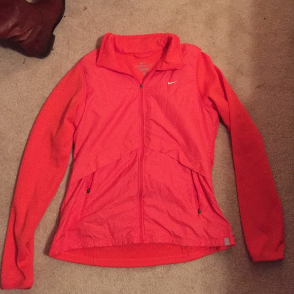 Coral- orange Nike Therma-fit jacket