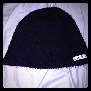 Neff black beanie