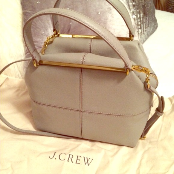 JCrew Hughes satchel NWT Gray