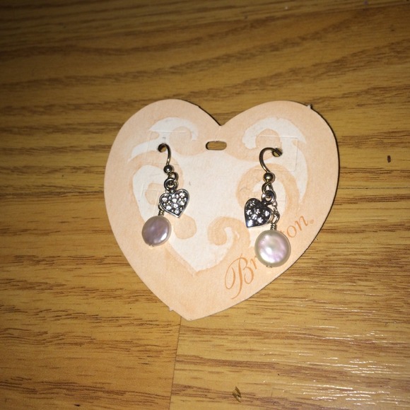 Brighton  Pearl and Heart Earrings