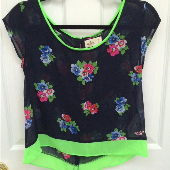 Sheer Hollister Blouse