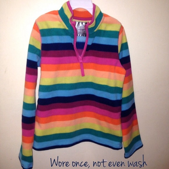 (((SOLD)))Girls performance fleece pullover Medium