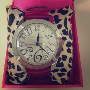 Betsy Johnson red watch
