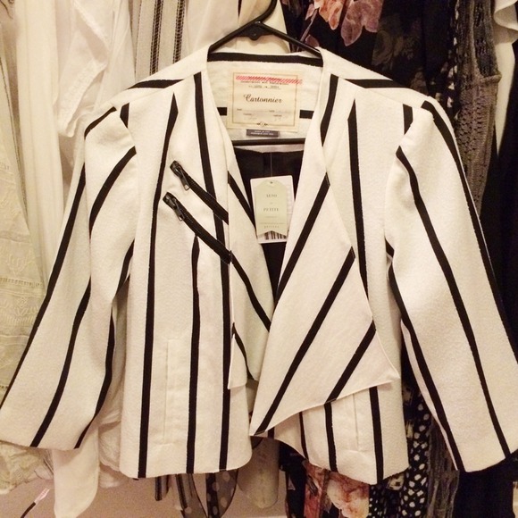 Anthropologie Striped Blazer