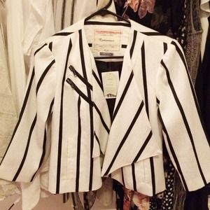 Anthropologie Striped Blazer
