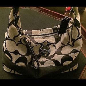 Signature stripe Hobo Handbag