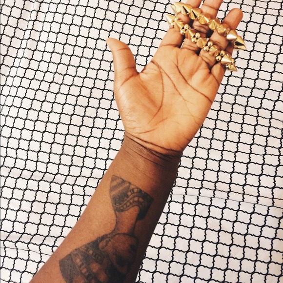 Gold Spike Bracelets