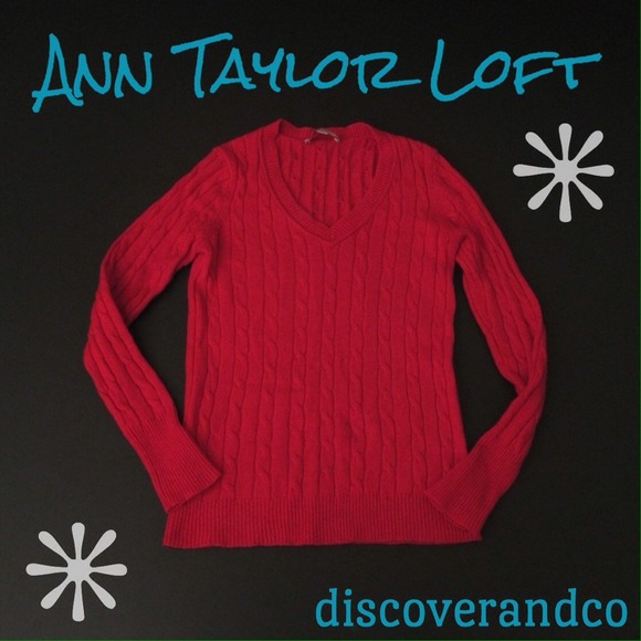 Ann Taylor Loft Cable Knit Sweater, XS