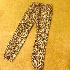 Guess Leopard print joggers