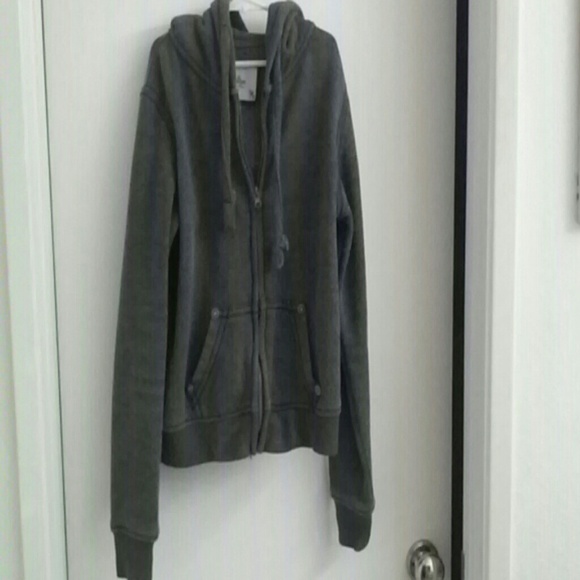 Grey zip up jacket