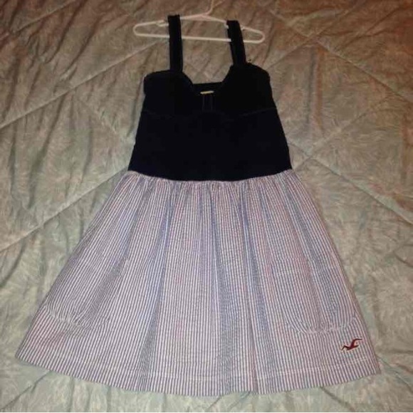 Hollister blue dress