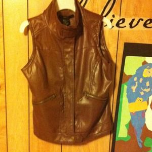 Brown PaperTee Vest